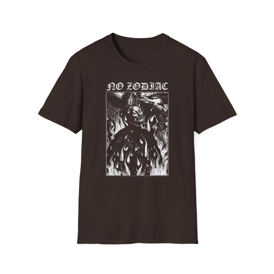 No Zodiac Burning Alive Unisex Softstyle T-Shirt