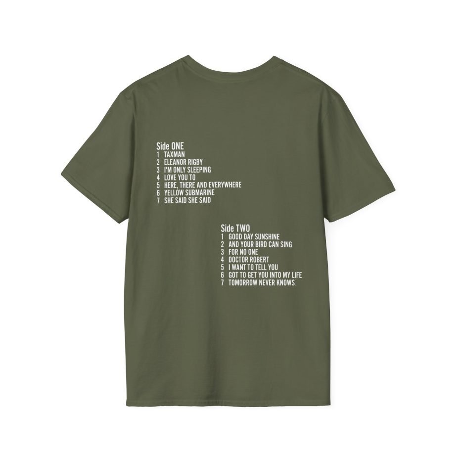 The Beatles Revolver Tracklist Unisex Softstyle T-Shirt