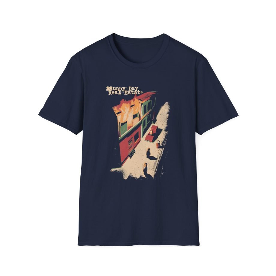 Sunny Day Real Estate Burning Building Unisex Softstyle T-Shirt