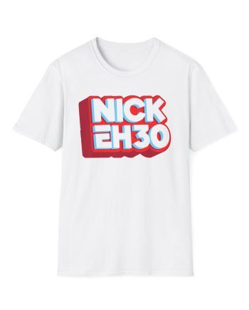 Nick Eh 30 Logo Unisex Softstyle T-Shirt