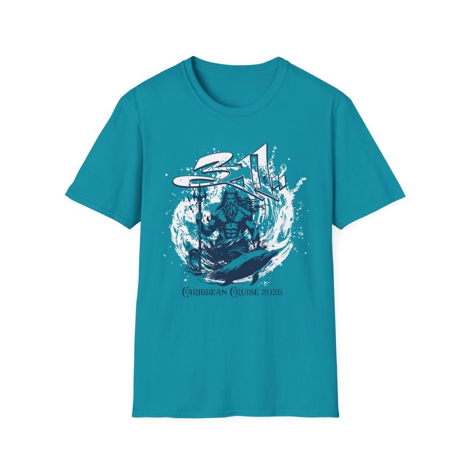 311 Caribbean Cruise 2025 Poseidon Unisex Softstyle T-Shirt