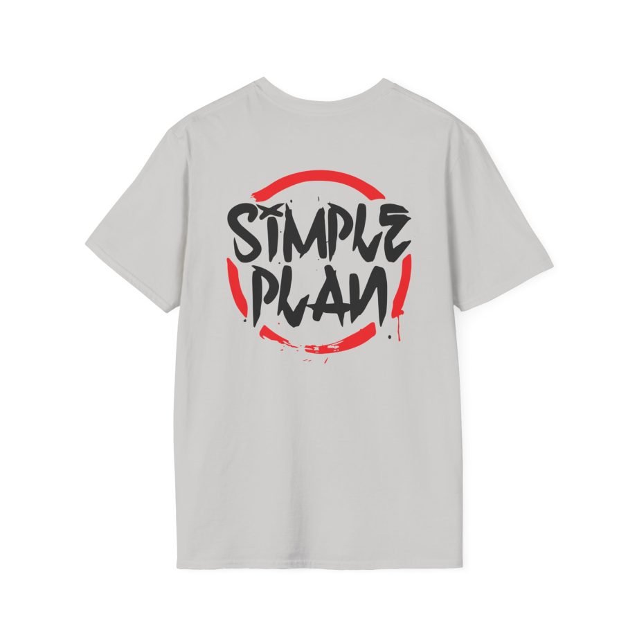Simple Plan Circle Splat Unisex Softstyle T-Shirt