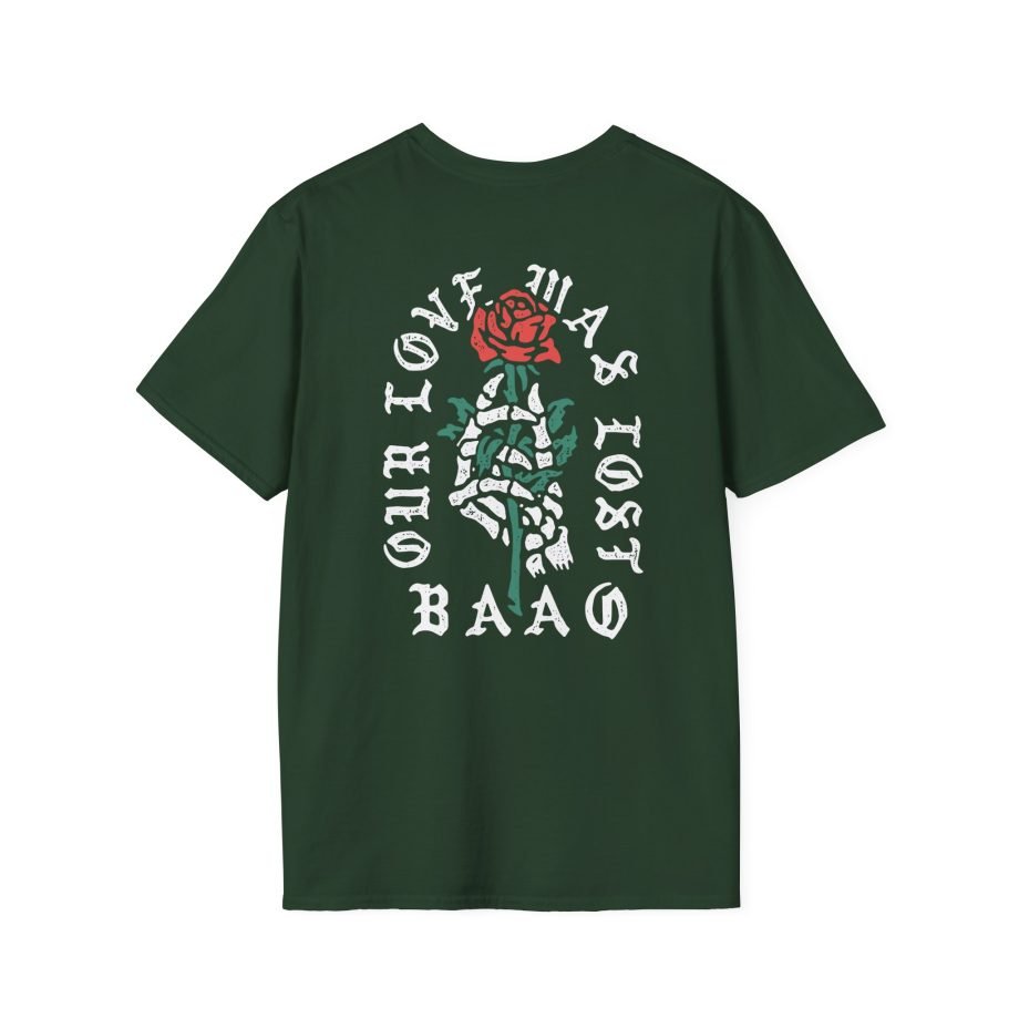 Being as an Ocean Skeleton Rose Unisex Softstyle T-Shirt