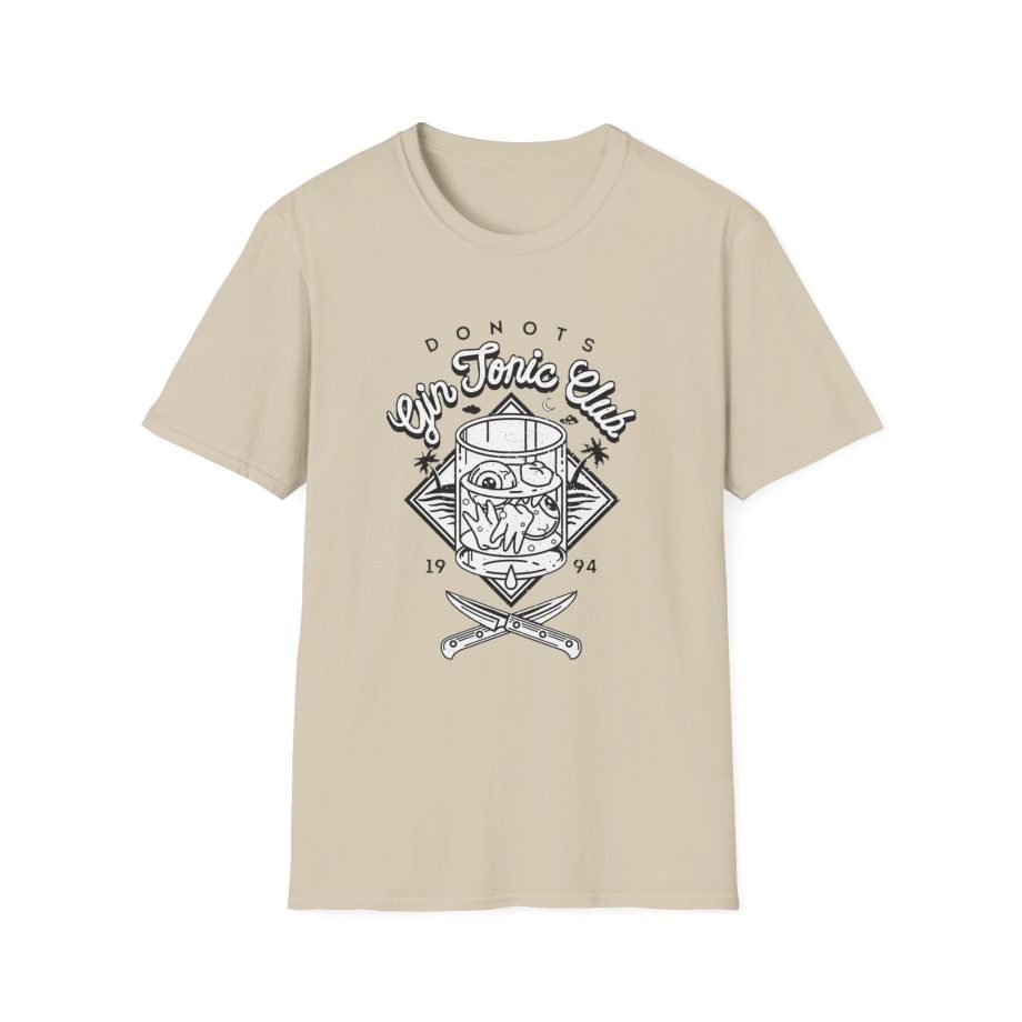 Donots Gin Tonic Club Unisex Softstyle T-Shirt