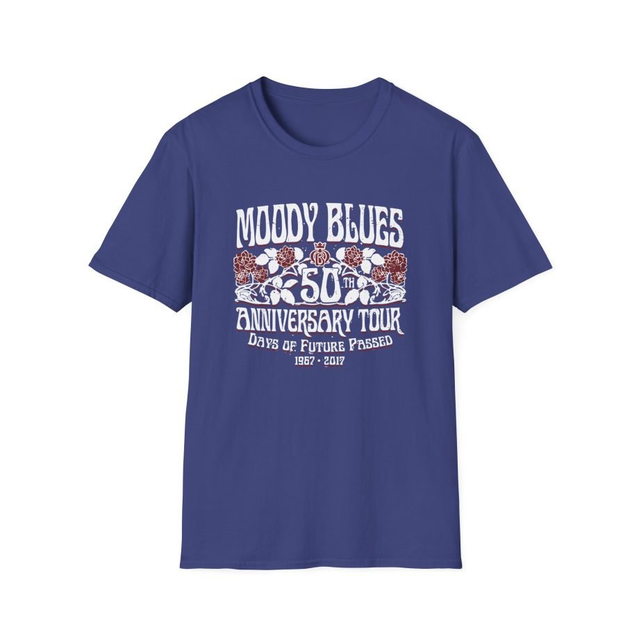 The Moody Blues 50th Anniversary Roses Unisex Softstyle T-Shirt