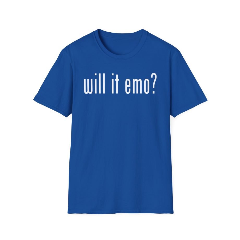 Nothing Nowhere Will It Emo Unisex Softstyle T-Shirt