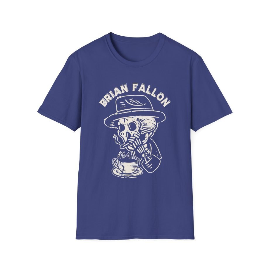 Brian Fallon Smoking Skeleton Unisex Softstyle T-Shirt