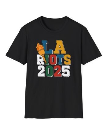 Larry Elder La Riots 2025 unisex softstyle t-shirt