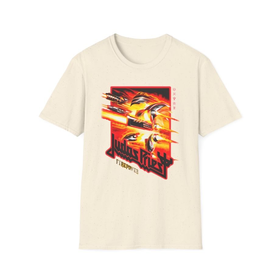 Judas Priest Firepower Figures Unisex Softstyle T-Shirt
