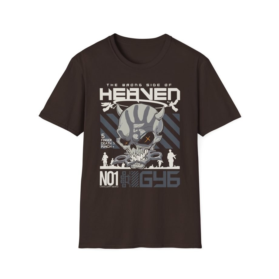 Five Finger Death Punch N01 Wrong Side of Heaven Anniversary Unisex Softstyle T-Shirt