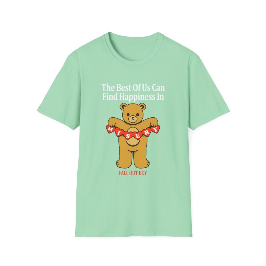 Fall Out Boy Misery Teddy Unisex Softstyle T-Shirt