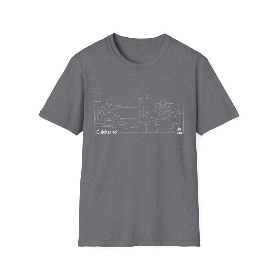 Hot Water Music Quicksand Split Unisex Softstyle T-Shirt