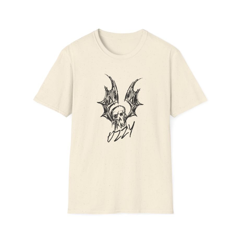 Ozzy Osbourne Bat Sketch Unisex Softstyle T-Shirt